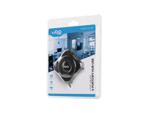 Hub Usb 2.0 Maipo Hu50 4-Porty + Port Dc 3.5 Czarny