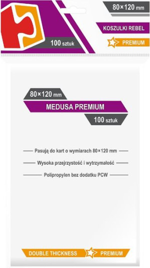 Koszulki 80X120Mm Medusa Premium 100 Sztuk