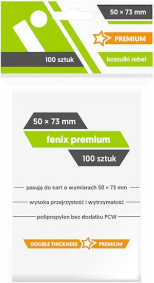 Koszulki 50X73Mm Fenix Premium 100 Sztuk