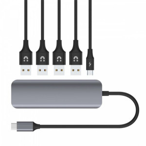 Hub 4X Usb 3.1 Gen1 1X Microusb (Tylko Zasilanie) H1107A