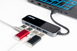 Hub Szklany 4Xusb 3.1 A Gen 1 H1109A