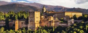 Puzzle 1000 Elementów Panorama Alhambra, Granada