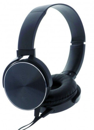 Słuchawki Stereo Z Mikrofonem Montana Czarne