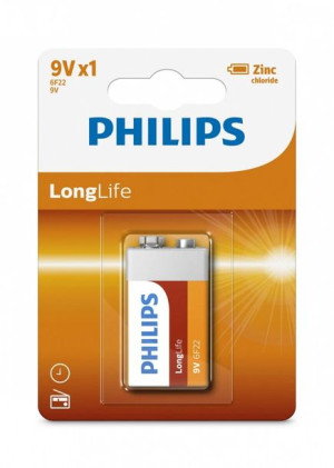 Bateria 6F22 9V Longlif E (1 Szt Blister)