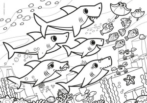 Puzzle 60 Elementów Baby Shark