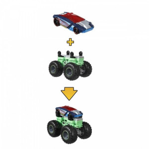 Pojazd Monster Truck Mix Srebrny