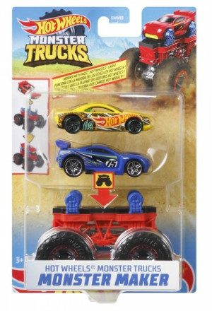 Monster Truck Mix Żółty I Niebieski