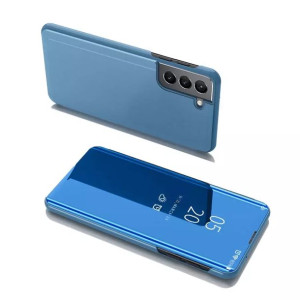 Clear View Case futerał etui z klapką Samsung Galaxy S22 niebieski