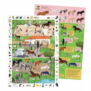 Puzzle Obserwacyjne Stadnina Koni