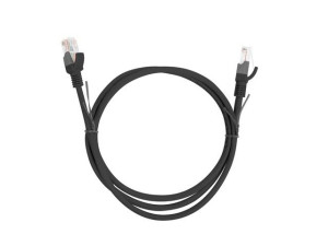 Patchcord Kat.6 1M Czarny Fluke Passed Lanberg