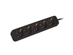Listwa Przedłużacz 1,5M 5X230V C Ps0-05F-0150-Bk