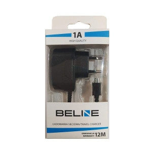 Ładowarka Sieciowa Microusb 1A Czarna
