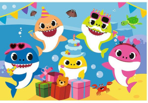 Puzzle 24 Maxi Wesołe Baby Shark