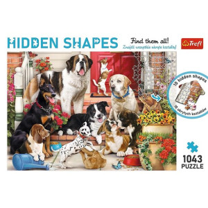 Puzzle Hidden Shapes Psia Zabawa