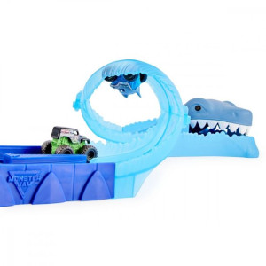 Tor Monster Jam Mini Zestaw Wyścigowy Z Rekinem