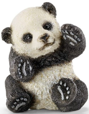 Figurka Mała Bawiąca Się Panda Wild Life Red