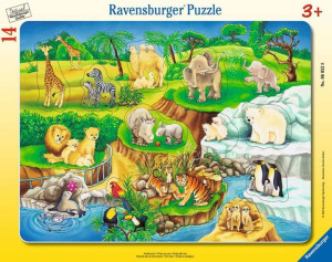 Puzzle 14 Elementów Wizyta W Zoo
