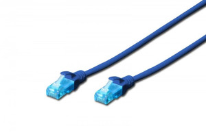 Patch Cord U/Utp Kat.5E Pvc 10M Niebieski