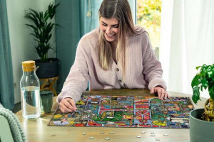 Puzzle 2D 1000 Elementów Niesamowity Alfabet E