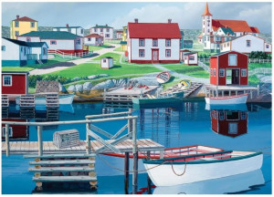 Puzzle 2D 1000 Elementów Zatoka Greenspond