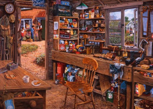 Puzzle 2D 1000 Elementów Szopa Dziadka