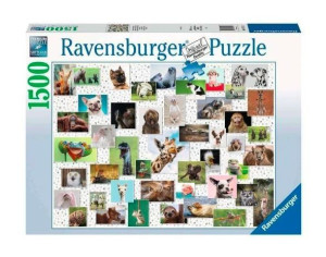 Puzzle 2D 1500 Elementów Zabawne Zwierzaki