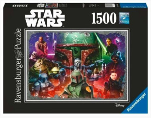 Puzzle 2D 1500 Elementów Boba Fett. Łowca Nagród