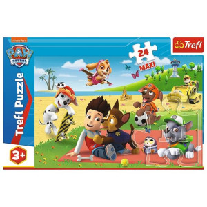 Puzzle 24 Elementy Maxi Zabawa Na Kocu Psi Patrol