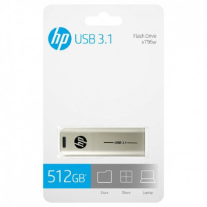 Pendrive 512Gb Usb 3.1 Hpfd796L-512