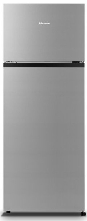 Lodówka dwudrzwiowa Gorenje 143.4cm Srebrna 206l