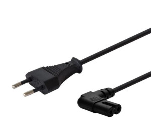 Kabel Zasilający 2Pin, C7 Kątowy Męski, 3M, Cl-144