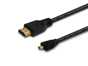 Kabel Hdmi (M) - Micro Hdmi (M) 0,5M, Czarny, Cl-149