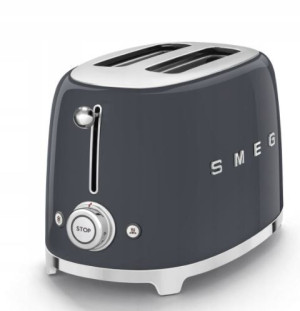 Toster Smeg TSF01GREU niebieskoszary RETRO 950W