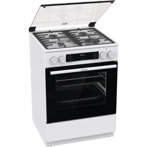 Kuchnia gaz-ele Gorenje GKS6C70WA Termoobieg Grill