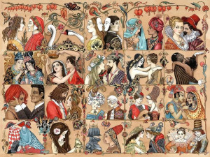 Puzzle 1500 Elementów Historia Miłości