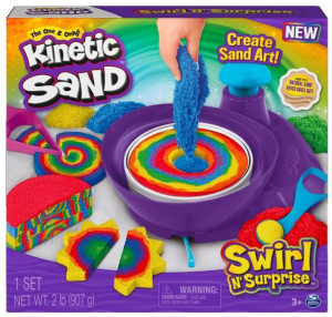 Piasek Kinetyczny Kinetic Sand - Zakręcone Kolory