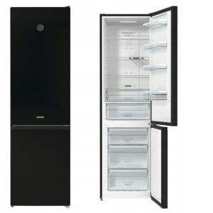 Lodówka NoFrost GORENJE NRK6201SYBK czarna OUTLET