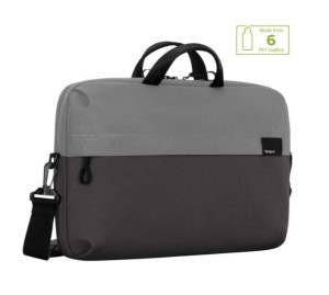 Torba 14 Cali Sagano Ecosmart Slipcase Czarno-Zielona