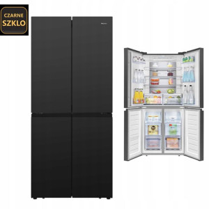 Lodówka Gorenje czarne szkło French Door Komora 0