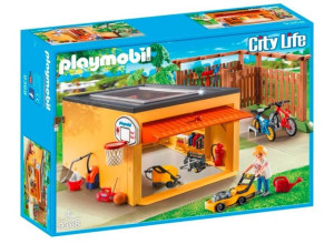 Zestaw Z Figurką City Life 9368 Garaż Z Miejscem Na Rower
