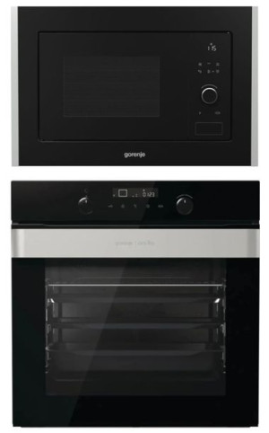 Zestaw Piekarnik + Kuchnia mikrofalowa Gorenje