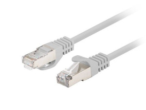 Patchcord Kat.6 Ftp 0.5M 10-Pack Fluke Passed Szary