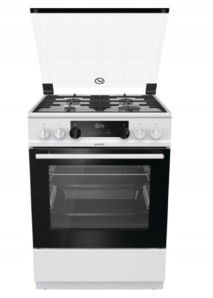 Kuchnia gaz elektryczna GORENJE KS6350WF Parowa 60