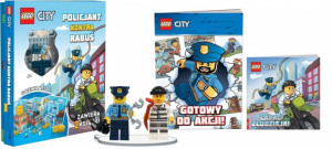 Zestaw Książek Z Klockami Lego City. Policjant Kontra Rabuś