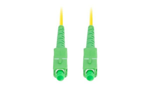 Patchcord Światłowodowy Sm Sc/Apc-Sc/Apc Simplex 3.0Mm Lszh G657A1 1M Żółty