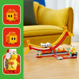 Klocki Super Mario 71416 Przejażdżka Po Fali Lawy - Zestaw Rozszerzający