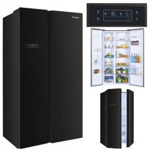 OUTLET Lodówka SBS Candy CHSBSO 6174B 532 l Czarna