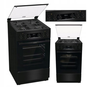 Kuchnia GORENJE KS51411B 3 Programy parowe Grill