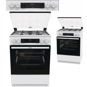 Kuchnia gazowa elektryczna Gorenje GKS6C70WF Para