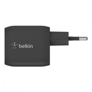 Podwójna Ładowarka Ścienna 45W  Usb-C Gan  Z Pps Czarna